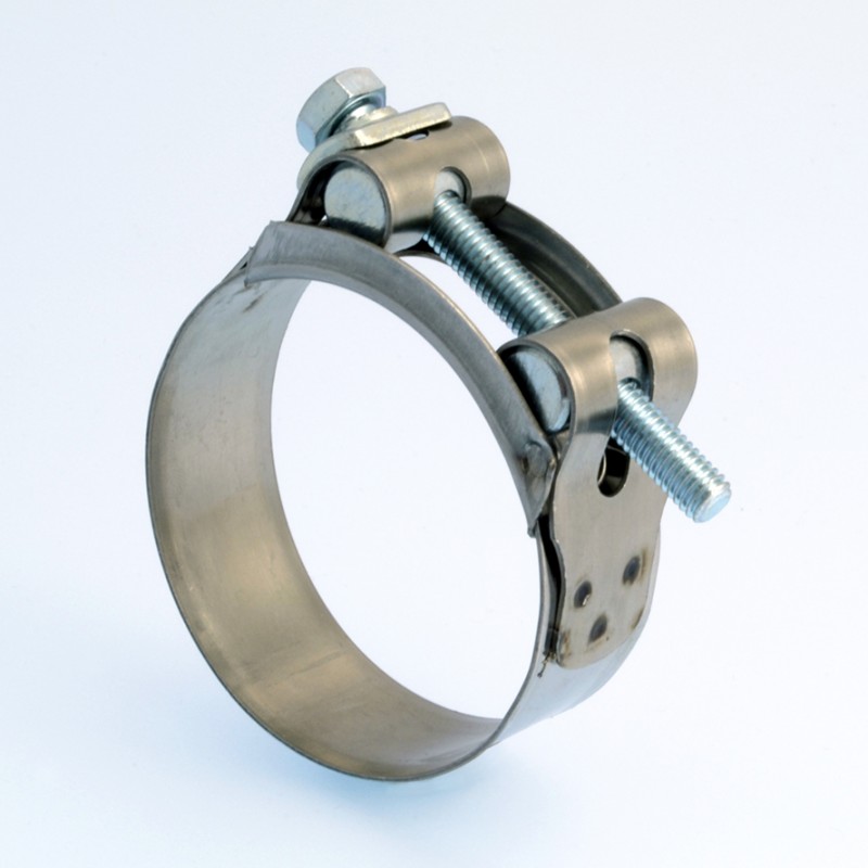 Collier tourillon inox Aisi 304 larg 18 mm diam 21-23